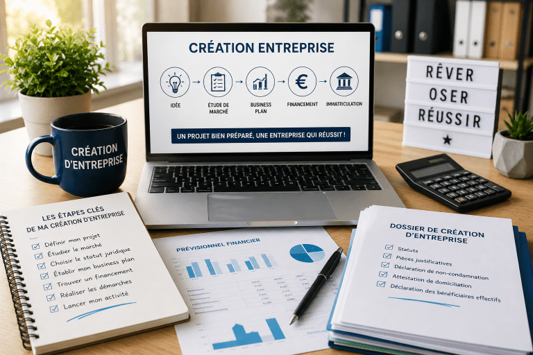 Création entreprise établir business plan