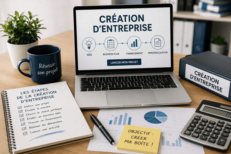 Création Entreprise étapes essentielles